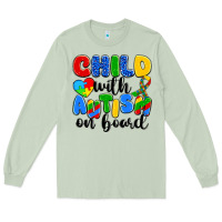 Matcha child with autism on board Long Sleeve Tee - Artiststas