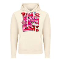 Vintage Artic valentines day cassette Vintage Hoodie - NancyCooperArtShop