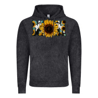 Vintage Black Sunflower Cowhide Mom Vintage Hoodie - Jasminsmagicworld