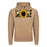 Vintage Coffee Sunflower Cowhide Mom Vintage Hoodie - Jasminsmagicworld