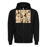 Black wizard items Zipper Hoodie - TumblerDesignByShophia