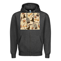 Charcoal Heather wizard items Zipper Hoodie - TumblerDesignByShophia