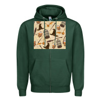 Sports Green wizard items Zipper Hoodie - TumblerDesignByShophia