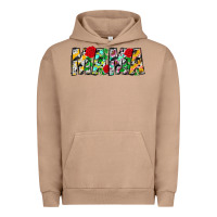 Pigment Burro floral animal print mama Urban Hoodie - CowhideDigitalArt