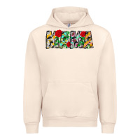 Sandshell floral animal print mama Urban Hoodie - CowhideDigitalArt