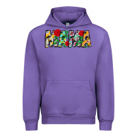 Tulip floral animal print mama Urban Hoodie - CowhideDigitalArt