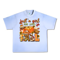 Grape Ice just a girl who loves fall Urban Heavy Tee - MaliasSmallBusiness