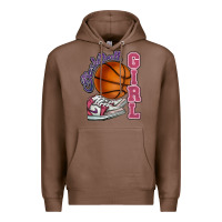 Chestnut Basketball girl Premium Hoodie - HowdyJamesFarm