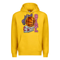 Lemon Basketball girl Premium Hoodie - HowdyJamesFarm