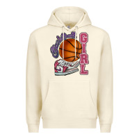 Sandshell Basketball girl Premium Hoodie - HowdyJamesFarm