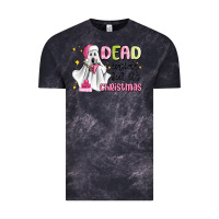 Cloud Black dead inside but it's christmas Vintage Tee - MaliasSmallBusiness