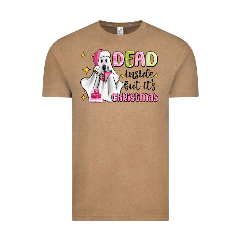 Dead Inside But It's Christmas Vintage Tee by MaliasSmallBusiness | Teevron