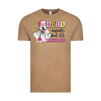 Vintage Coffee dead inside but it's christmas Vintage Tee - MaliasSmallBusiness