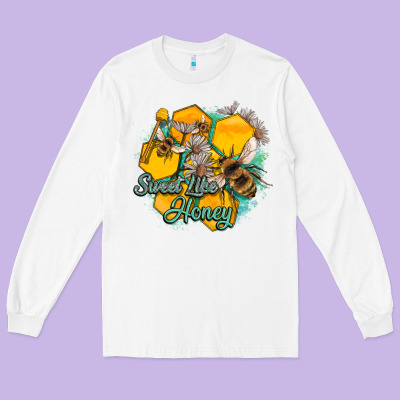 Sweet Like Honey Long Sleeve Tee Designed By Artiststas