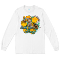 White sweet like honey Long Sleeve Tee - Artiststas