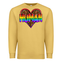 Antique Gold lgbt pride human Premium Sweatshirt - OliviaCreatesArt