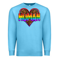 Ocean Blue lgbt pride human Premium Sweatshirt - OliviaCreatesArt