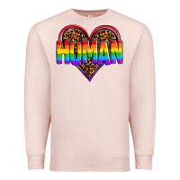 Pale Pink lgbt pride human Premium Sweatshirt - OliviaCreatesArt