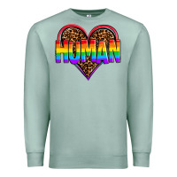 Seafoam lgbt pride human Premium Sweatshirt - OliviaCreatesArt