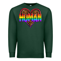 Sports Green lgbt pride human Premium Sweatshirt - OliviaCreatesArt