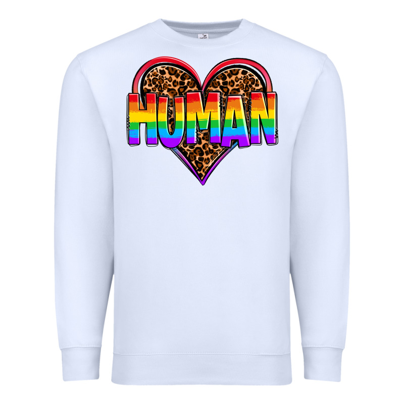 Lgbt Pride Human Premium Sweatshirt by OliviaCreatesArt | Teevron