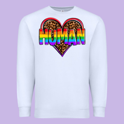 Lgbt Pride Human Premium Sweatshirt Designed By Oliviacreatesart