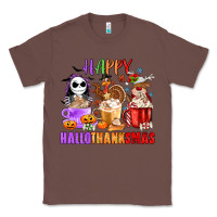 Chestnut happy hallothanksmas Classic Tee - MaliasSmallBusiness