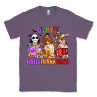 Lavender happy hallothanksmas Classic Tee - MaliasSmallBusiness