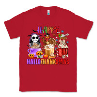 Red happy hallothanksmas Classic Tee - MaliasSmallBusiness