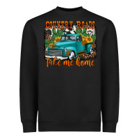 Black country roads take me home old western truck Heavyweight Sweatshirt - Jasminsmagicworld