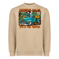 Mushroom country roads take me home old western truck Heavyweight Sweatshirt - Jasminsmagicworld