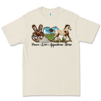 Bone peace love appaloosa horse Premium Tee - LillyAllenDesigns