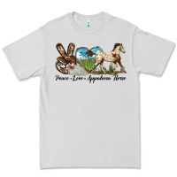 Dove Grey peace love appaloosa horse Premium Tee - LillyAllenDesigns
