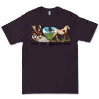 Plum peace love appaloosa horse Premium Tee - LillyAllenDesigns