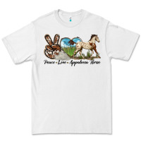 White peace love appaloosa horse Premium Tee - LillyAllenDesigns