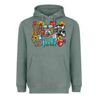 Sage ekg tech Heavyweight Hoodie - OliviaCreatesArt