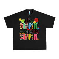 Black chip dippin' margarita sippin' Urban Heavy Tee - JahusDesignShop