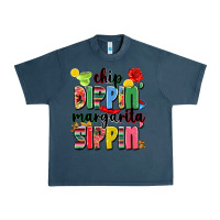 Midnight Navy chip dippin' margarita sippin' Urban Heavy Tee - JahusDesignShop