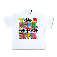 White chip dippin' margarita sippin' Urban Heavy Tee - JahusDesignShop