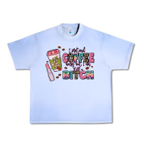 Grape Ice i pretend coffee helps but im still a bitch Urban Heavy Tee - MaliasSmallBusiness