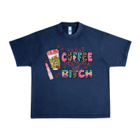 Navy i pretend coffee helps but im still a bitch Urban Heavy Tee - MaliasSmallBusiness