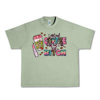 Oil Green i pretend coffee helps but im still a bitch Urban Heavy Tee - MaliasSmallBusiness