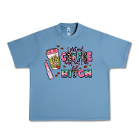 Pebble Blue i pretend coffee helps but im still a bitch Urban Heavy Tee - MaliasSmallBusiness