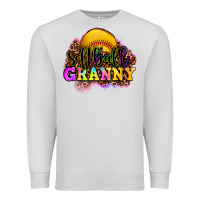 Dove Grey softball granny Premium Sweatshirt - OliviaCreatesArt