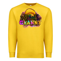 Lemon softball granny Premium Sweatshirt - OliviaCreatesArt
