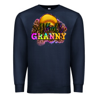 Navy softball granny Premium Sweatshirt - OliviaCreatesArt