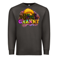 Smoke softball granny Premium Sweatshirt - OliviaCreatesArt