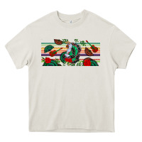Cream flamenco dancer libbey glass Heavy Core Tee - BundleAndBundleShop
