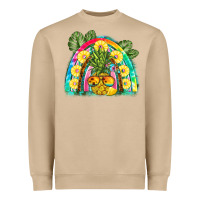 Mushroom pineapple rainbow Heavyweight Sweatshirt - BarkalooDesign