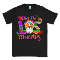 Black dia de los muertos Classic Tee - MaliasSmallBusiness